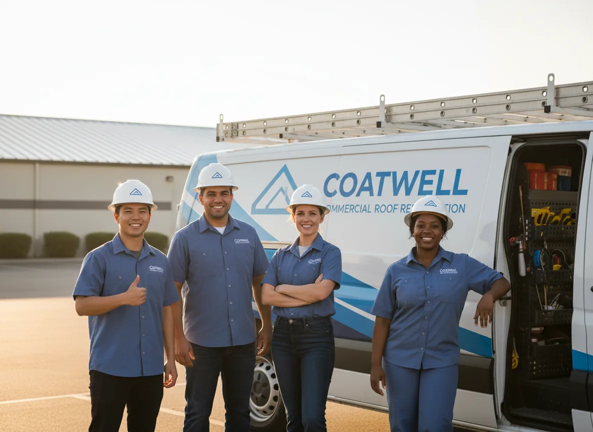 Commercial roof coating company in Little River, KS